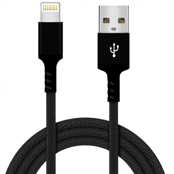 6 FT Cable Lighting USB 2.4A Durable Braided Cloth for Universal iPhone, iPad - Picture 2 of 2